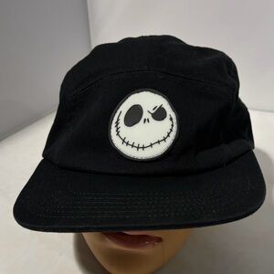 Black Adjustable Nightmare Before Christmas Jack Skellington Baseball Cap